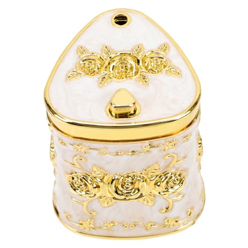GRIRIW Box European Toothpick Holder Toothpicks Case -up Toothpick Dispenser Retractable Toothpick Holder Creative Toothpick Container Toothpick Jar White Automatic Decorate Plastic