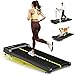 Walking Pad 1-10 km/h, 4 in 1 CHAOKE Laufband für Zuhause mit 9% Steigung, 2.75HP Walking Machine für Home Office mit Eingebaute Lautsprecher & App Steuerung, Keine Installation