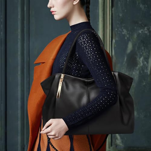 Ladies Satchel Tote Bag for Women Shoulder Handbag Genuine Leather Bags for Daily Commute or Shopping4