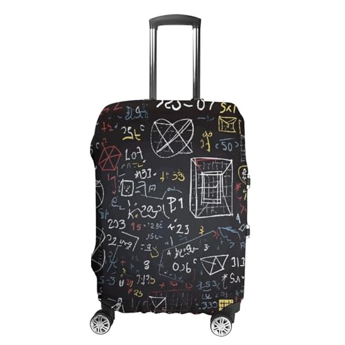 Mathematics And Physics Luggage Cover, Washable Elastic Suitcase Cover Protector Fit 18-32 Inch Luggage