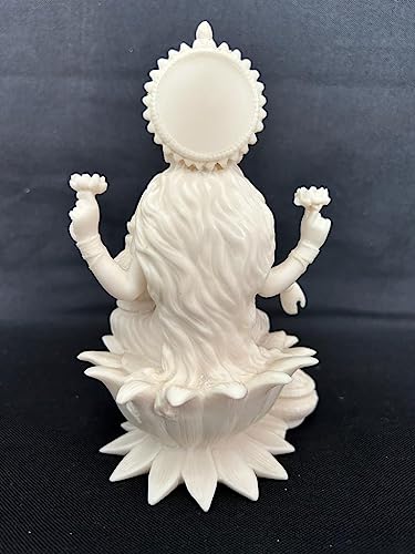 Estatua de Lakshmi de mármol de 18 cm miniatura 4