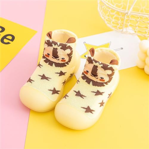 Baby Shoe Socks 6to12 Months Toddler Baby Girls Boys Sock Shoe Elastic Indoor Slipper Infant First Cats Soft Sole Rubber Shoes White Toddler Shoes3