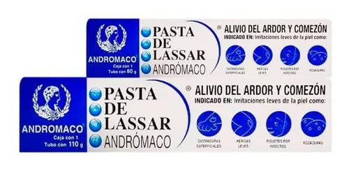 Image of Generic Pasta Lassar Andromaco Pack de 2 tubos 110 g y 60 g, white
