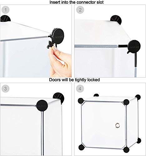 Image of Multi-Purpose Plastic Soft Sheet Wardrobe Storage Rack Closest Organizer for Clothes Kids Living Room Bedroom Small Accessories Wardrobe Organizer for Clothes (Black), 142 Cm, 71 Cm