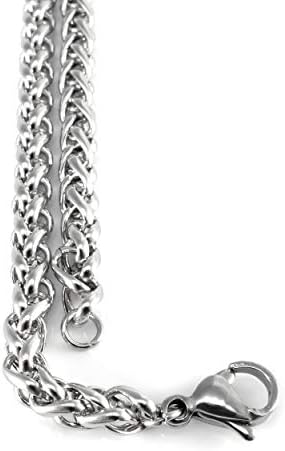 URBANTIMBER Stainless Steel Necklace Odin's Axe with Celtic Knot