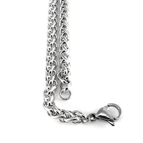 Dezente Collier Viking en acier inoxydable Fenris Wolf