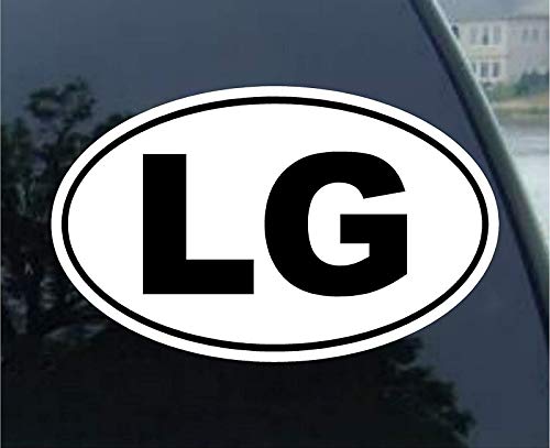 DG Graphics Magnet Lake George (LG) Euro Oval Magnet Car Auto Fridge Locker Metal 5"