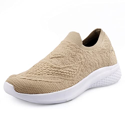 Bacca Bucci Walker Slip On Sneakers for Women Lightweight Walking Shoes Comfortable Breathable Mesh Sports Shoes