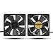 2Pcs 1225 Fan 110V 220V Dual Ball Bearing Cooler Fan 120mm x 25mm for Electronic Equipment DIY Cooling