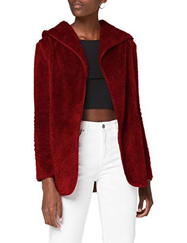 Preisvergleich Produktbild ONLY Damen ONLNEWCONTACT Hooded Sherpa Coat OTW Jacke, Fired Brick, L