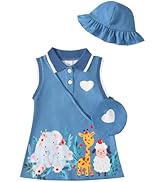 Renotemy Infant Baby Girl Dress Toddler Girl Summer Clothes Outfits Gifts Sport Casual Sundress P...
