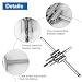 Circle Cutter 30-300 MM Adjustable Hole Saw Alloy Steel Hole Cutter Universal Drill Bit for Woodworking, Plastic, Plasterboard Cutter for Precise Circle Cutting Wood Hole Cutters with Arbor