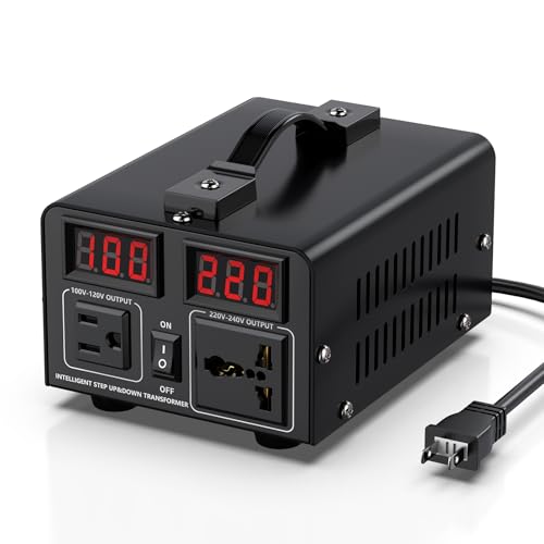 サコム 海外用昇圧器 500W 軽量タイプ