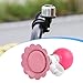 Yiju Kids Bike Horn,Loudspeaker,Loud Crisp Sound,Metal for Boys Girls Trumpet Small Bicycle Accessories Bike Horn Hooter, Pink