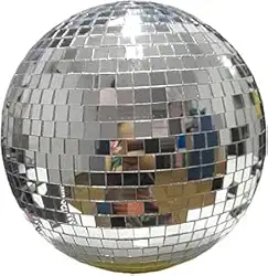 Globo Espelhado 20cm Iluminação Para Dj Festa Evento GLOBOESS