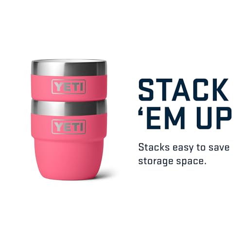 Image of YETI Rambler 4 oz Stackable Cup, Stainless Steel, Vacuum Insulated Espresso /Coffee Cup, 2 Pack