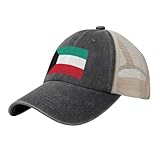 Gorra De BéIsbol Unisex con Bandera del Kuwait,Ideal para Senderismo,Camping,Viajes,Running,Ciclismo, Ajustable,Talla úNica