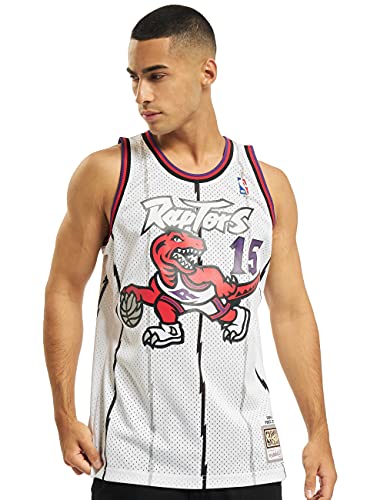 Mitchell & Ness Vince Carter 15 Replica Swingman NBA Jersey Toronto Raptors White HWC Basketball Trikot