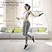 Jump Rope, Tangle-Free Rapid Speed Jumping Rope Cable with Ball Bearings for Women, Men, and Kids, Adjustable Steel Jump Rope with Foam Handles for Home Gym Exercise Fitness Workout Equipment & Slim Body