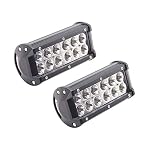 Bangbangche 2X 7” inch 36W 12v Led Light Bar Spot Beam Driving Lights Off-Road for 4WD Truck Mount L