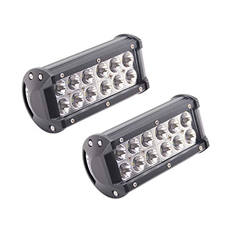 Bangbangche 2X 7” Inch 36W 12V Led Light Bar Spot Beam Driving Lights Off-Road For 4Wd Truck Mount Light Boat Suv Atv Lamp #TOP21