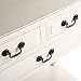 SAFAVIEH Home Collection – Primrose Distressed White Console Table with Three Drawers & Shelf, Classic Contemporary Storage Console, Compact Entryway Design (CNS5707A)