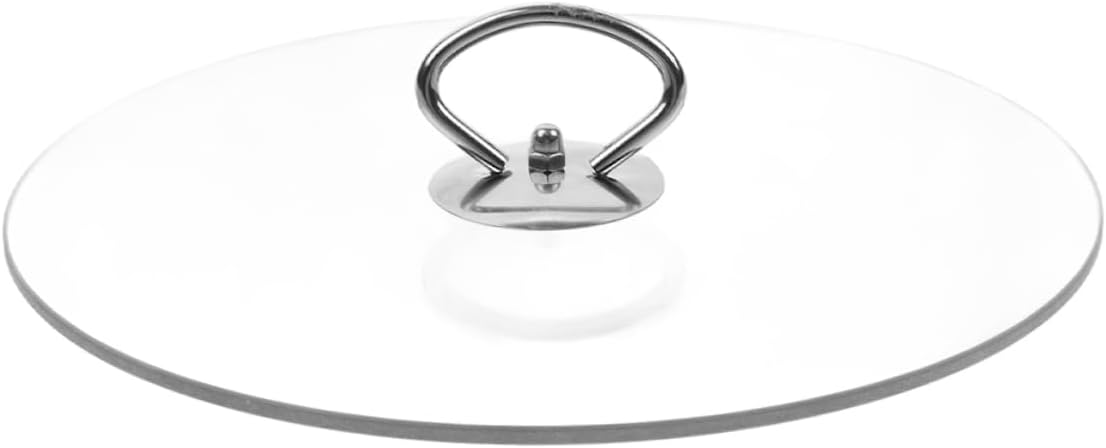 Thickened Tempered Glass Cover Reusable Cookware Lid for Kitchen Microwave Ventilated Glass Covers Splatter Guard Lid Round Flat Design Salad Pickle Storage