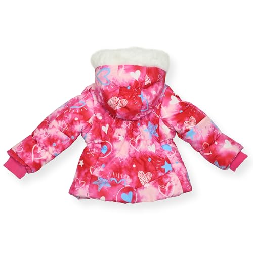 image for Arctic Quest Little Girls Bib Snow Pants and Ski Jacket Water-Resistan