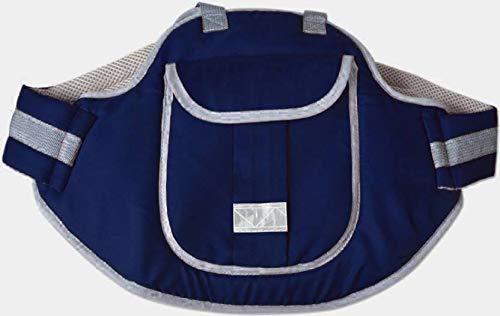 Image of MELVIS Kids Safety Belt for Two Wheeler with Reflective Strips, Portable Seat Belt Children Motorcycle Harness for Motorcycle Bike, Adjustable Safety Harness for Boys Girls (2-12years) (Navy Blue)