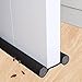 Xnuoyo 90 cm Tope para puertas Burlete Puerta Burlete Autoadhesivo Se puede cortar a medida Protección de doble cara contra corrientes de aire Antipolvo Aislamiento Acústico Prueba