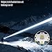 SKYFIRE Taschenlampe LED Aufladbar 5000 Lumen, Zoombar mit Feuerzündungs-Linse für Camping & Notfälle, 4 Helligkeitsstufen & Stroboskop, Wiederaufladbare mit Powerbank-Funktion, Wasserdicht