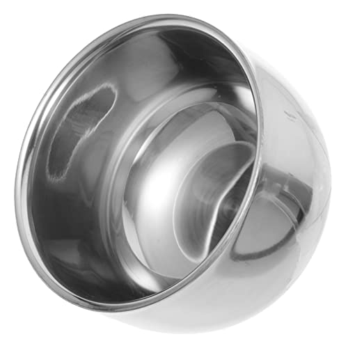 IWOWHERO Reusable Shaving Mug Durable Aluminum Shaving Bowl for Men Capacity Design for Making Smooth Surface for Comfort Essential Shaving Accessory