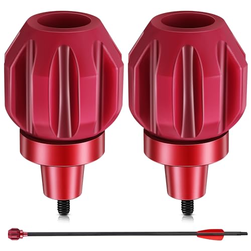 Gulfmew 2-Pack Crossbow Bolts & Cocking Device, Red