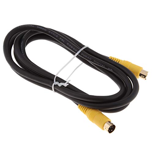 オスTVビデオケーブルアダプター S端子 4ピンオス Sビデオ4ピン 全2サイズ - 1.8m