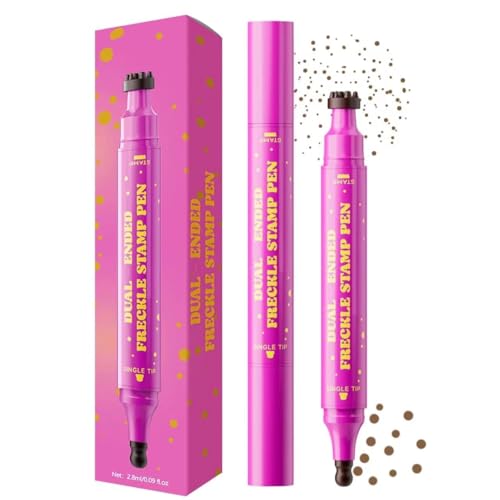 Freckle Pen Sommersprossen Stift Natürliche lebensechte Sommersprossen Makeup Stift Wasserdicht Freckle Pen für Natürliche mühelose Sunkissed Makeup-02