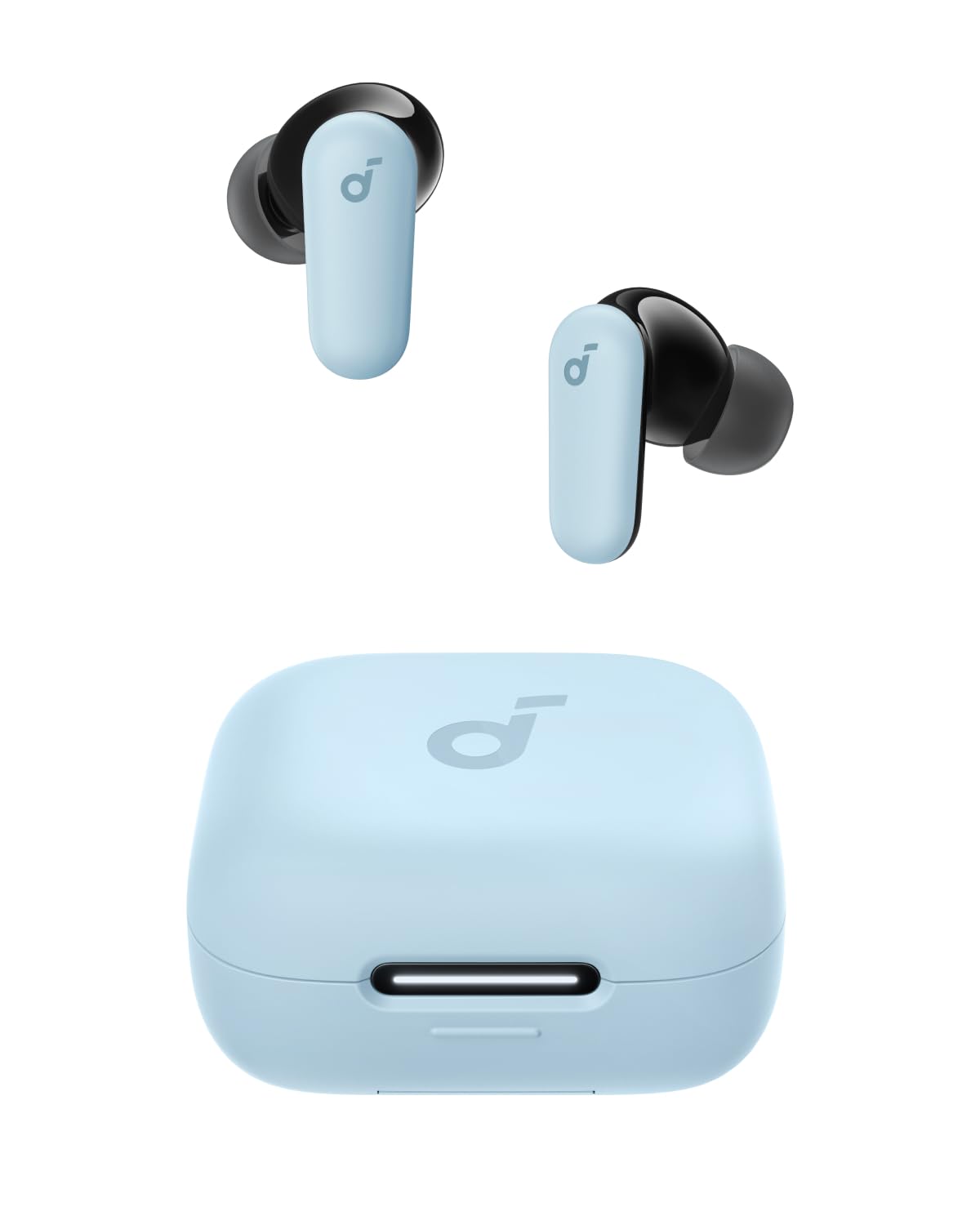 soundcore P30i by Anker Noise Cancelling Earbuds, Strong and Smart Noise Cancelling, Powerful Bass, 45H Playtime, 2-in-1 Case and Phone Stand, IP54, Wireless Earbuds, Bluetooth 5.4, App Control.