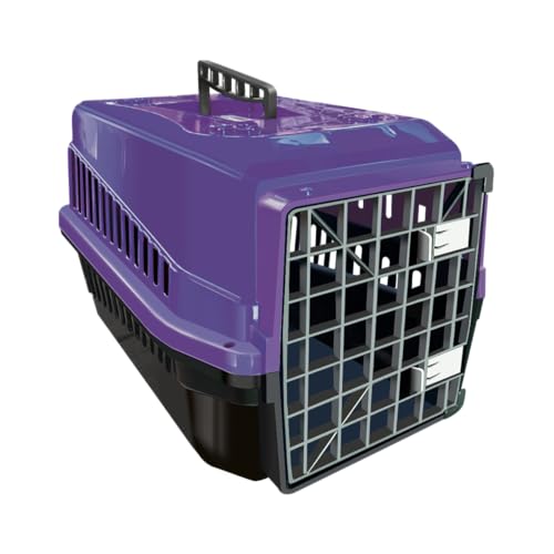 Caixa De Transporte Cachorro Cães E Gato Médio Porte Espaçosa N5 (Lilas)