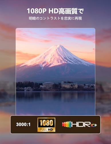 NUTROMO プロジェクター 家庭用 25000LM の商品画像 3