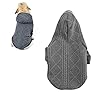 meioro Rits Hooded Hond Trui Huisdier Kleding Hond Kat Kleding Leuke Huisdier Kleding Warme Hooded Winter Warm Puppy Franse Bulldog Pug (XXL, Grijs)