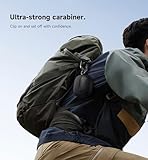 SURITCH Clear Case Compatible with New Bose Ultra Open Earbuds (2024), Durable Full-body Shockproof TPU Protective Case with Carabiner & Key Ring & Transparent Logo Window(Black) - Image 4