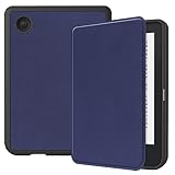 Kepuch Custer Funda para Kobo Clara 2E 2022 6",Slim Smart Cover Fundas Carcasa Case Protectora de PU-Cuero - Azul