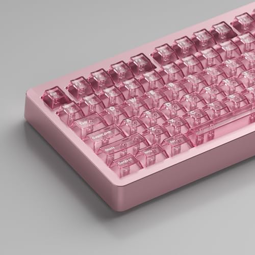 Touches Transparentes Cristal Rose Sumgsn : Clavier Cherry MX Lumineux Réinventé
