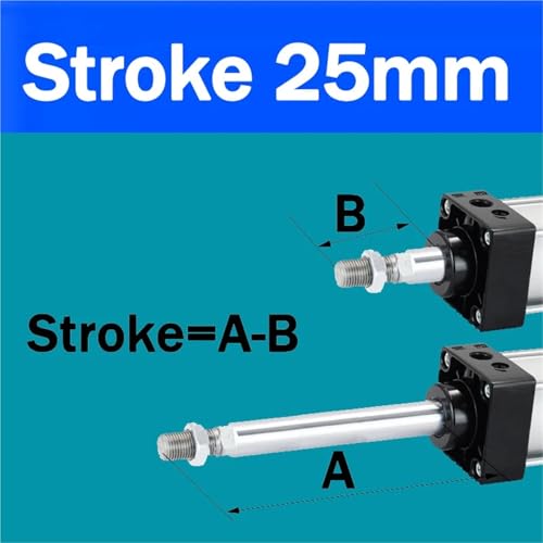 Cylindre pneumatique SC40 alésage 40mm actionneur double effet piston - 3