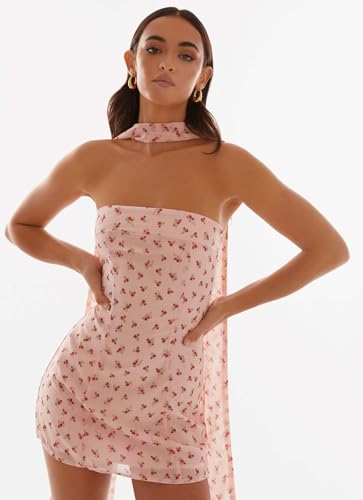 Vestido camisola lino algodón estampado sin espalda sexy transpirable 4