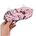 FOMIYES Soft Glitter Sequin Sleep Mask for Women Eye Cover for Relaxation and Travel Comfortable and Stylish Design with Durable and Elastic Strap Sequin