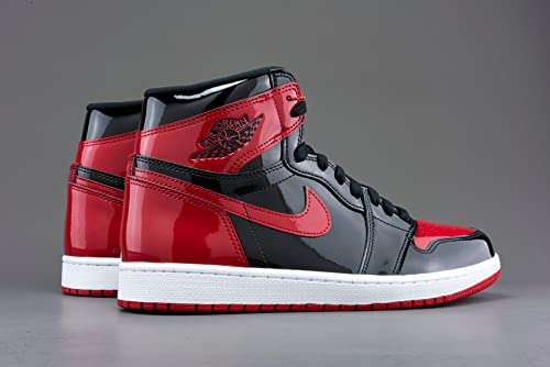 Image of Nike Air Jordan 1 Retro High Og Men's Trainers, Black Red, 8 US