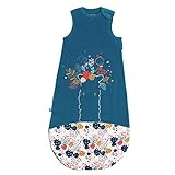  Petit Béguin - Gigoteuse d\'hiver en Velours Contenant du Coton Bio Lamapampa - Taille - 0/6 Mois (Long. 75cm)