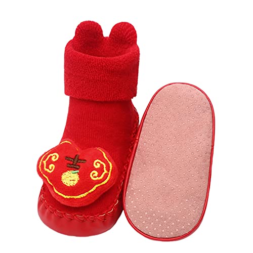 Toddler 2024 Socks Children Toddler Shoes Autumn Winter Boys and Girls Floor Socks Shoes Warm Soft Sole Slippers