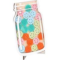 Smiley Face Reward Behavior Jar for Kids – Wooden Reward Jar with Tokens – Positive Reinforcement Tool for Home & Classroom – Encourages Good Behavior & Daily Routines