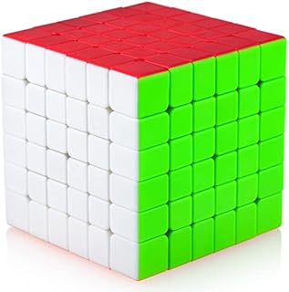 TOYESS Speed Puzzle Cube 6x6 Stickerless, Smooth Magic Cube 6x6x6, 3D Puzzle Toy Gift Christmas Stocking Fillers for Kids & Adults & Boys